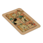 Die Steine | Flintstones & Rubbles Comic Magnet (Rechte Seite)