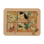 Die Steine | Flintstones & Rubbles Comic Magnet (Horizontal)