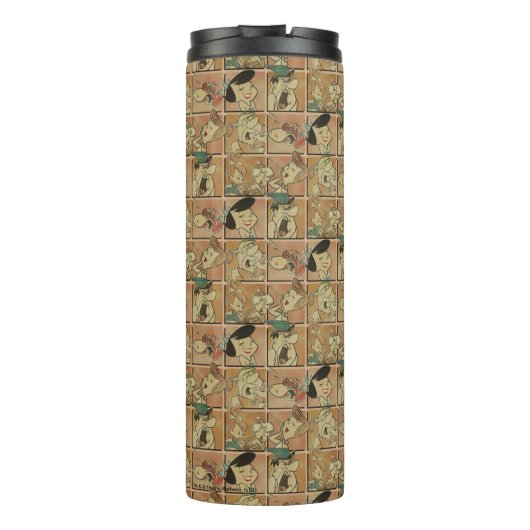 Die Steine | Flintstones & Rubbles Comic Thermosbecher (Rückseite)