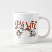 Die Steine | Fred & Barney - Club Life Jumbo-Tasse (Rechts)