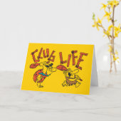 Die Steine | Fred & Barney - Club Life Karte (Gelbe Blume)