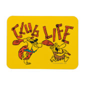 Die Steine | Fred & Barney - Club Life Magnet (Horizontal)