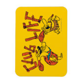 Die Steine | Fred & Barney - Club Life Magnet (Vertikal)