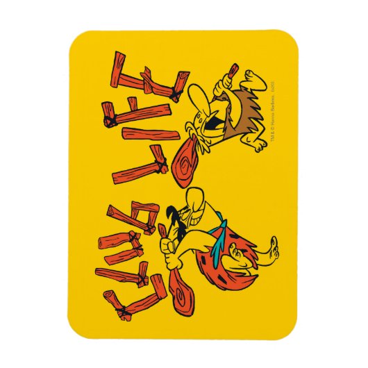 Die Steine | Fred & Barney - Club Life Magnet (Vertikal)