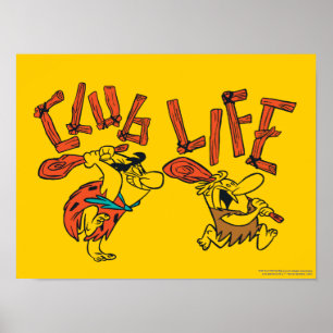 Die Steine Fred & Barney - Club Life Poster