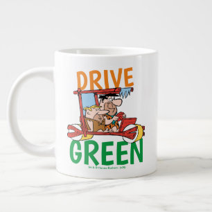 Die Steine  Fred & Barney - Green fahren Jumbo-Tasse