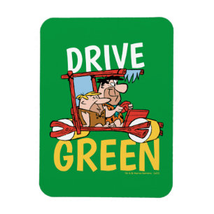 Die Steine  Fred & Barney - Green fahren Magnet