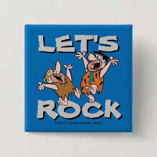 Die Steine   Fred & Barney - Let's Rock Button