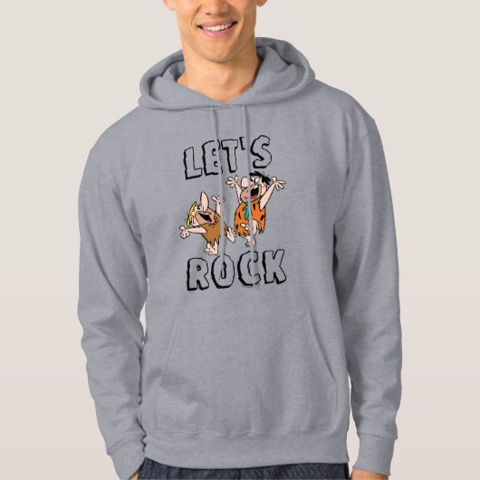 Die Steine | Fred & Barney - Let's Rock Hoodie (Vorderseite)
