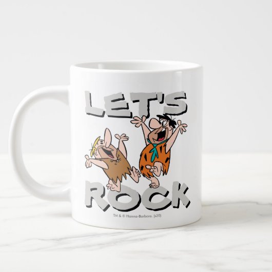 Die Steine | Fred & Barney - Let's Rock Jumbo-Tasse (Links)