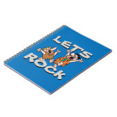 Die Steine | Fred & Barney - Let's Rock Notizblock (Linke Seite)