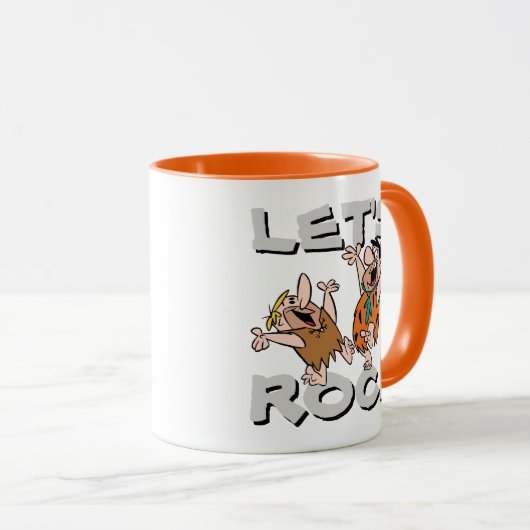 Die Steine | Fred & Barney - Let's Rock Tasse (VorderseiteRechts)