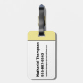 Die Steine | Fred & Barney - Spater Haters Gepäckanhänger (Rückseite vertikal)