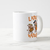 Die Steine | Fred & Barney - Spater Haters Jumbo-Tasse (Vorderseite Rechts)