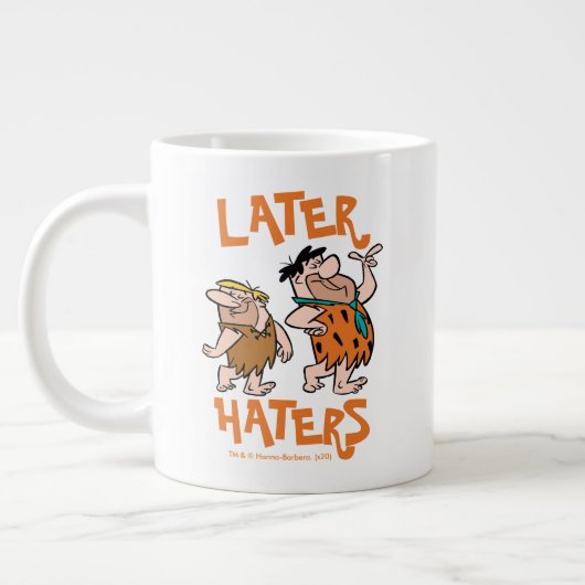 Die Steine | Fred & Barney - Spater Haters Jumbo-Tasse (Links)