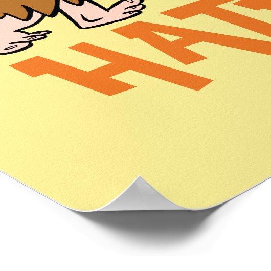 Die Steine | Fred & Barney - Spater Haters Poster (Ecke)