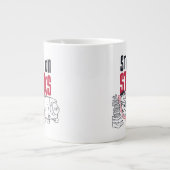 Die Steine | Fred & Barney - Stapel auf Stapel Jumbo-Tasse (Vorderseite)