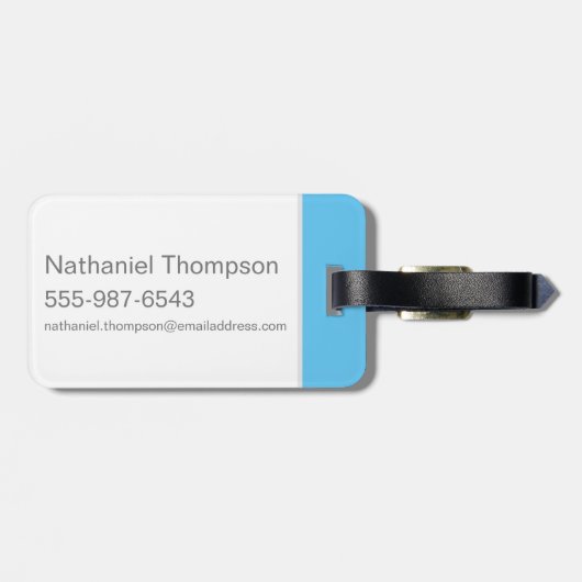 Die Steine | Fred & Barney Water Buffalos Gepäckanhänger (Rückseite horizontal)