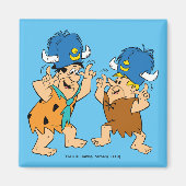 Die Steine | Fred & Barney Water Buffalos Magnet (Vorne)