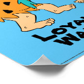 Die Steine | Fred & Barney Water Buffalos Poster (Ecke)