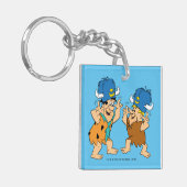 Die Steine | Fred & Barney Water Buffalos Schlüsselanhänger (Vorderseite links)