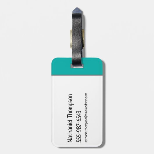 Die Steine | Fred & Dino - Die besten Freunde Gepäckanhänger (Rückseite vertikal)