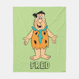 Die Steine Fred Flintstone Fleecedecke