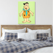 Die Steine | Fred Flintstone Leinwanddruck (Insitu (Schlafzimmer))