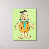 Die Steine | Fred Flintstone Leinwanddruck (Vorderseite)