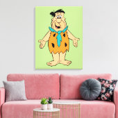 Die Steine | Fred Flintstone Leinwanddruck (Insitu (Wohnzimmer))
