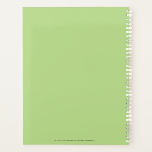 Die Steine | Fred Flintstone Planer (Rückseite)