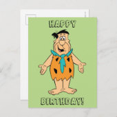 Die Steine | Fred Flintstone Postkarte (Vorne/Hinten)