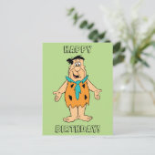 Die Steine | Fred Flintstone Postkarte (Stehend Vorderseite)