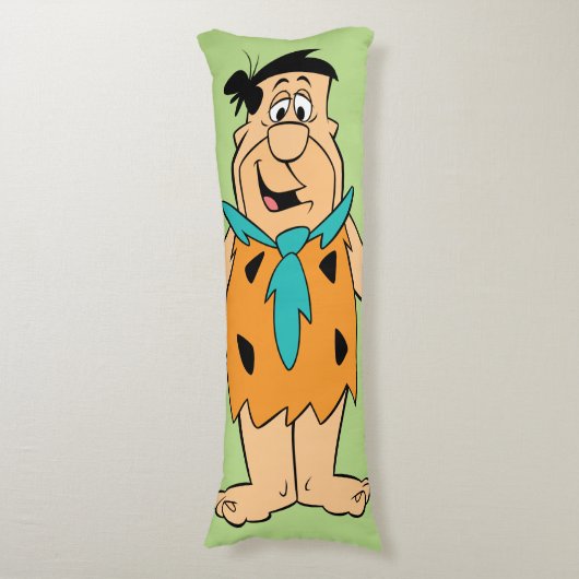 Die Steine | Fred Flintstone Seitenschläferkissen (Vorderseite Vertikal)