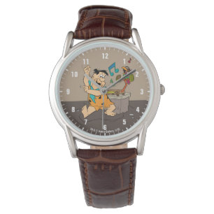 Die Steine Fred Flintstone Tanz Armbanduhr
