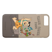 Die Steine | Fred Flintstone tanzen Case-Mate iPhone Hülle (Rückseite (Horizontal))
