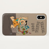 Die Steine | Fred Flintstone tanzen Case-Mate iPhone Hülle (Rückseite (Horizontal))