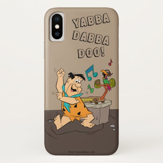 Die Steine | Fred Flintstone tanzen Case-Mate iPhone Hülle (Rückseite)