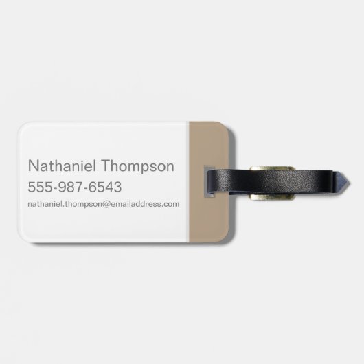 Die Steine | Fred Flintstone tanzen Gepäckanhänger (Rückseite horizontal)