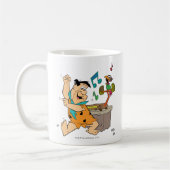 Die Steine | Fred Flintstone tanzen Kaffeetasse (Links)