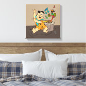 Die Steine | Fred Flintstone tanzen Leinwanddruck (Insitu (Schlafzimmer))