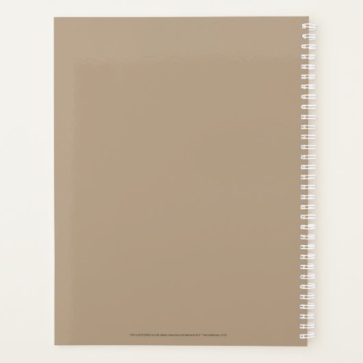 Die Steine | Fred Flintstone tanzen Planer (Rückseite)