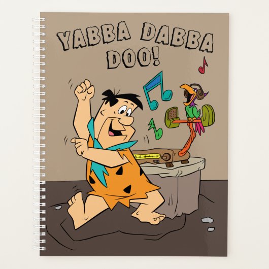 Die Steine | Fred Flintstone tanzen Planer (Vorderseite)