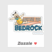 Die Steine | Fred - Grüße von Bedrock Aufkleber (Blatt)