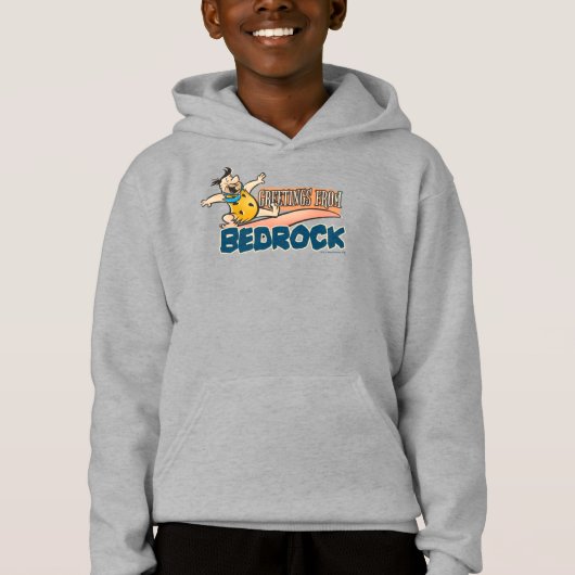 Die Steine | Fred - Grüße von Bedrock Hoodie (Vorderseite)