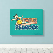 Die Steine | Fred - Grüße von Bedrock Leinwanddruck (Insitu (Holzboden))