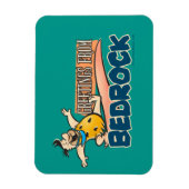 Die Steine | Fred - Grüße von Bedrock Magnet (Vertikal)