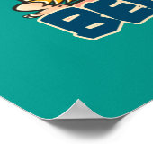 Die Steine | Fred - Grüße von Bedrock Poster (Ecke)