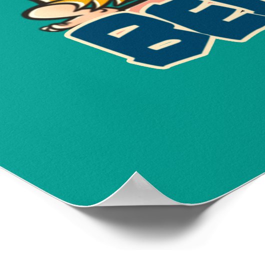 Die Steine | Fred - Grüße von Bedrock Poster (Ecke)