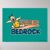 Die Steine | Fred - Grüße von Bedrock Poster (Vorne)
